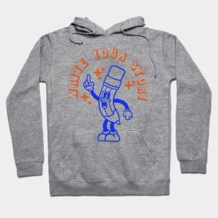 Vintage Pencils Cartoon Character Hoodie